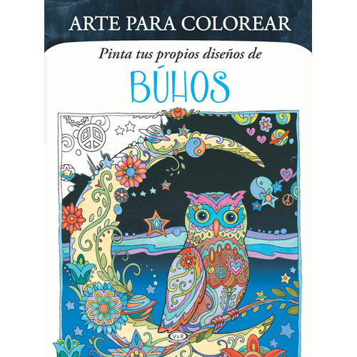 Búhos Arte Para Colorear - Autor: Marjorie Sarnat - V R Ed