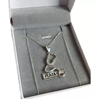 Cadena Con Dije Estetoscopio Medico Plata 925 Unisex