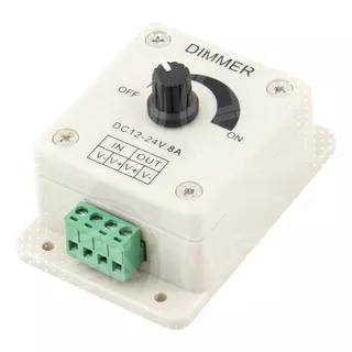 Dimmer Led Mono Cromatico 12v 24v 8 Amperes Con Bornera 