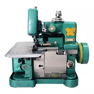 Maquina Costura Overlock Butterfly C/ Luz E Pedal Eletrônico Cor Verde 110v