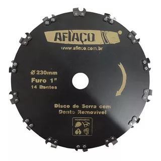 Disco De Serra Para Rocadeira 230mmx14d Afiaco Dis0006