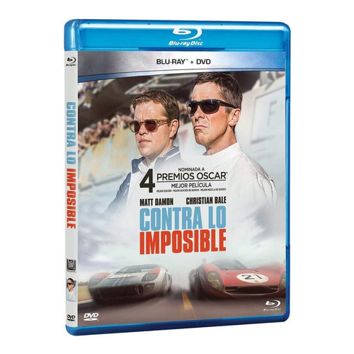 Ford Vs Ferrari Contra Lo Imposible Pelicula Blu-ray + Dvd
