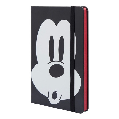 Mooving Notes Mickey Mouse 96 hojas  rayadas 0 materias unidad x 1 15cm x 21cm mickey mouse color negro