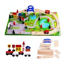 Pista Árbol De Autos De Madera Para Niños Juegos Didáctico Pista Árbol De Autos De Madera Para Niños Juegos Didáctico