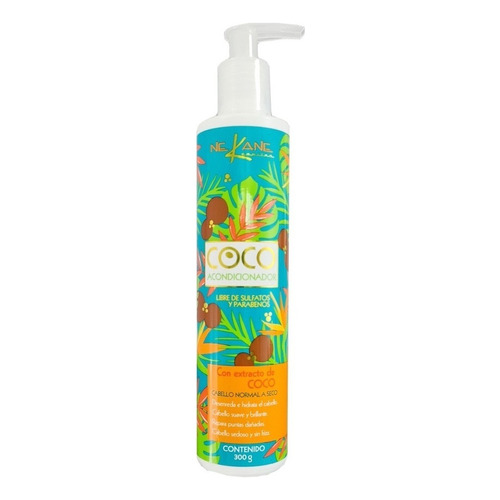 Acondicionador Para El Cabello De Coco Nekane 300 G