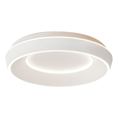 Plafon Moderno Led Oslo-m 78w Calido 50cm Blanco