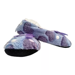 Pantuflas Para Mujer-niña De Felpa Con Suela Antiderrapante