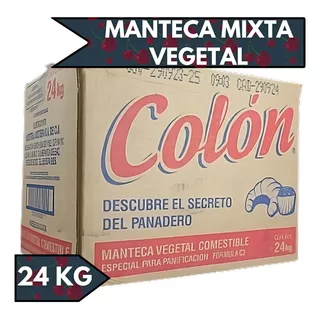 Manteca Vegetal Colón 24 Kg
