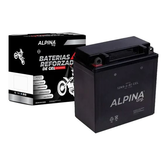 Bateria Alpina 12n9-4b-1 Gel Libre De Mantenimiento