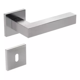 Fechadura Interna Ix420 55 Mm Roseta Quadrada 2 Inox - Stam