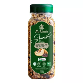 Granola Orgânica Pote 460gr - Tia Sônia