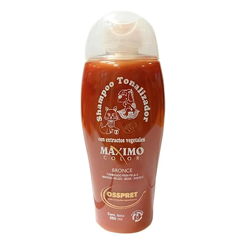 Shampoo Tonalizador Maximo Color Bronce X 260 Cc Osspret