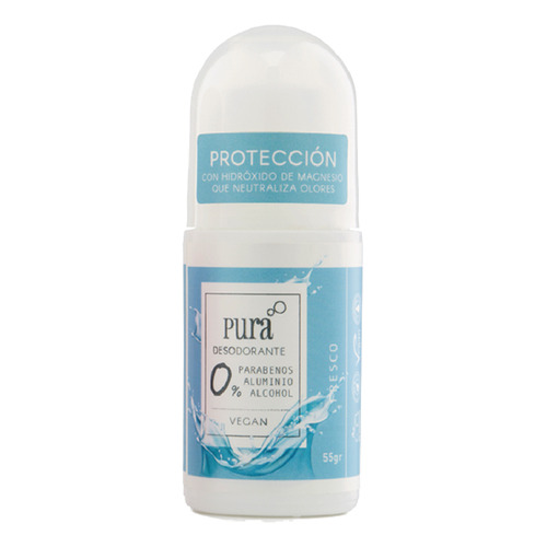  Pura Soap cosmetica desodorante roll on aqua