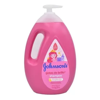 Shampoo Johnson's Baby Gotas De Brillo De Aceite De Argán En Dosificador De 1l Por 1 Unidad