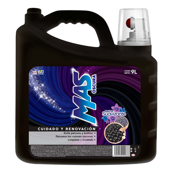 Detergente líquido Mas Oscura 9Lt