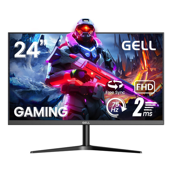 Computadoras Monitor 24 Pulgadas Gamer Gell Pantalla Pc