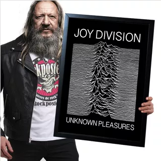 Poster Quadro Com Moldura Joy Division 09 A2 60x42cm