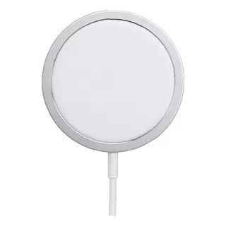 Cargador Soul Magnetico Iman P/ Magsafe Inalambrico Qi Usb C Color Blanco