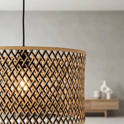 Colgante De Rattan 1×e27 Ø50×28cm Rb0150 Mks Natural