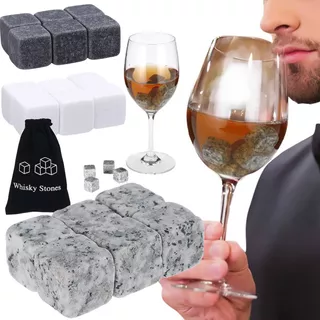 18 Cubos De Hielo Reutilizables De Rocas Piedras Para Whisky