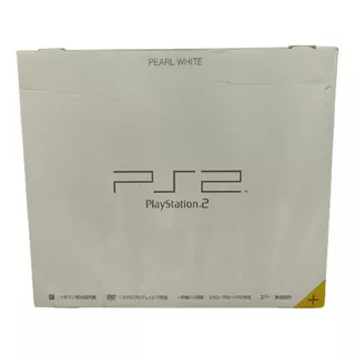 59- Playstation 2 Jpn Pearl White Em Excelente Estado