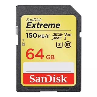 Tarjeta De Memoria Sandisk Sdsdxv6-064g-gncin  Extreme 64gb