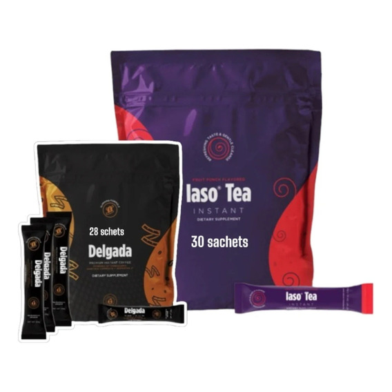 Cafe Delgada X28 + Iaso Tea X30 - Unidad a $11895