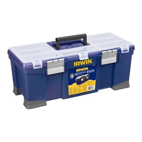 Caja De Herramientas Irwin Con Broche Metálico 22 Pulgadas Color Azul