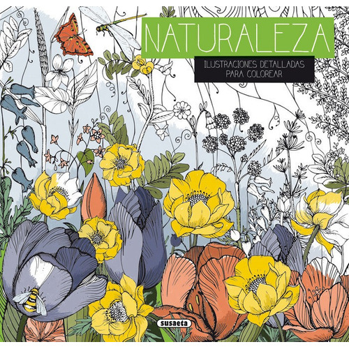 Naturaleza Ilustraciones Detalladas Para Colorear - Aa.vv