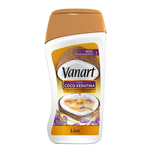 Vanart Shampoo Liso Coco 600 Ml