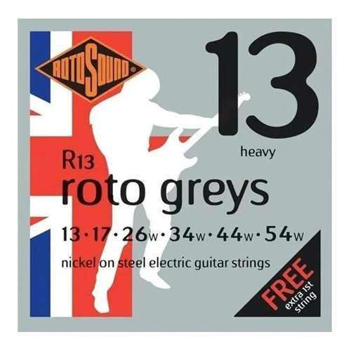 Encordado Para Guitarra Electrica Rotosound 013 R13