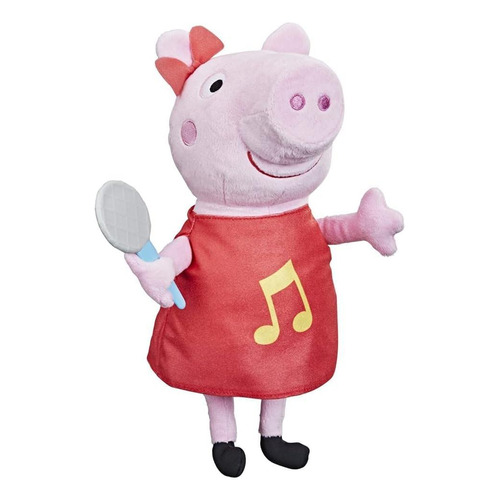 Muñeca musical de peluche Peppa Pig, Hasbro F2187, color rosa oscuro