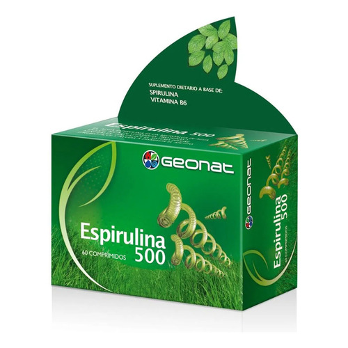 Geonat Espirulina 500 X 60 Comp.