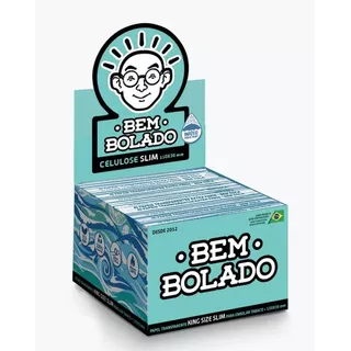 Seda Bem Bolado Celulose King Size Slim - Caixa Sabor Neutro