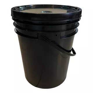 Baldes 20 Litros Negro Manija Tapa-hidroponia-composter X 10