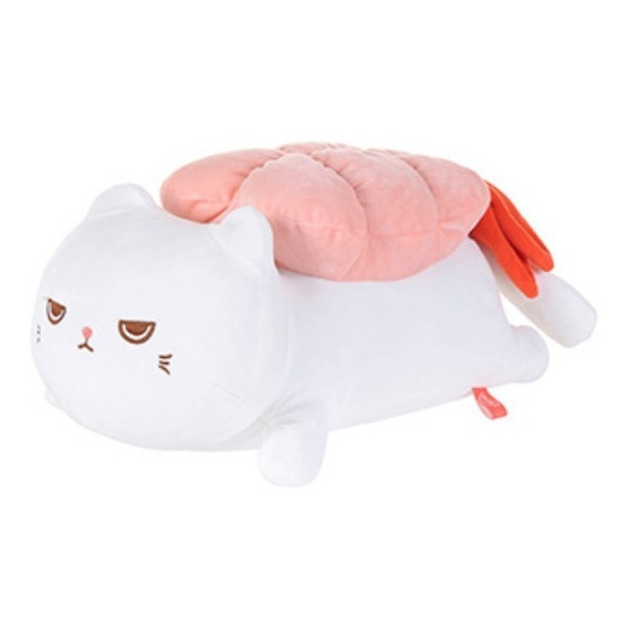 Gato Miniso Plush con camarones y sushi