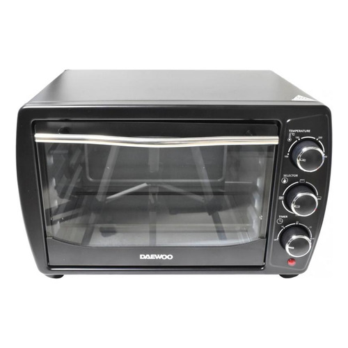 Horno Eléctrico Daewoo 19l 1380w + Accesorios Color Negro