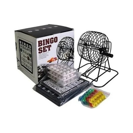 Bingo Completo Incluye Tombola Fichas Pelotas Juego /2020