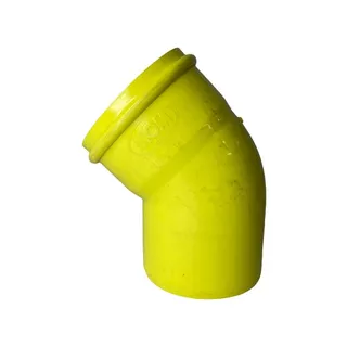 Codo 4'' X 45º Aguas Residuales Amarillo Mom (cxe)