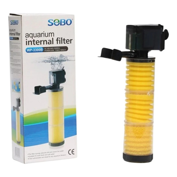 Filtro Interno Peces Acuario Tortugas 1500l/h Wp-3300b - Ar