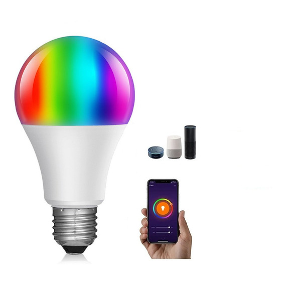 4 Lámpara Led Wifi 11w Cambia Colores Smartlife Alexa Google