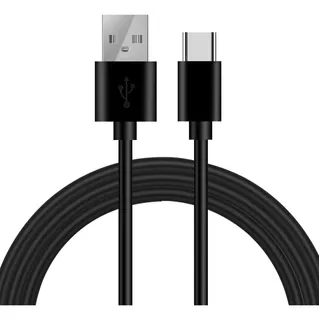 Cable Usb 2 Metros Tipo C Carga Rápida 3.1 A Color Negro