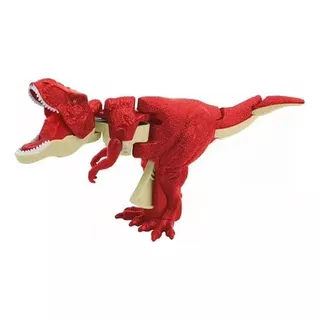 Dinossauro Zazaza T-rex Vermelho 28cm A Pronta Entrega
