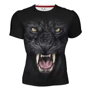 Playera Sublimada Animal Full Print Pantera 192 Caballero