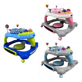 Andador Para Bebes 4 En 1 Baby Kits Saltarin Giratorio Color Azul