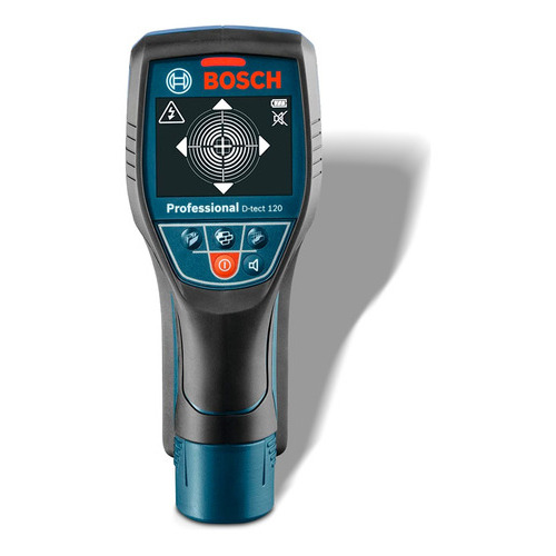 Detector Bosch D-TECT 120 materiales digital scanner metal agua pilas color azul