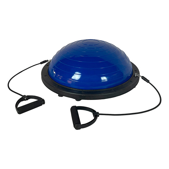 Medio Balon Plataforma Bosu Ball Esfera Con Bandas Supergym