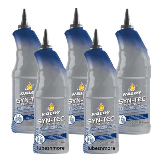 Aceite Transmisión Automática Gm Raloy Syntec Dexron Vi  5l