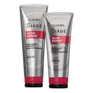  Kit Combo Siàge Glow Expert Eudora Shampoo + Condicionador