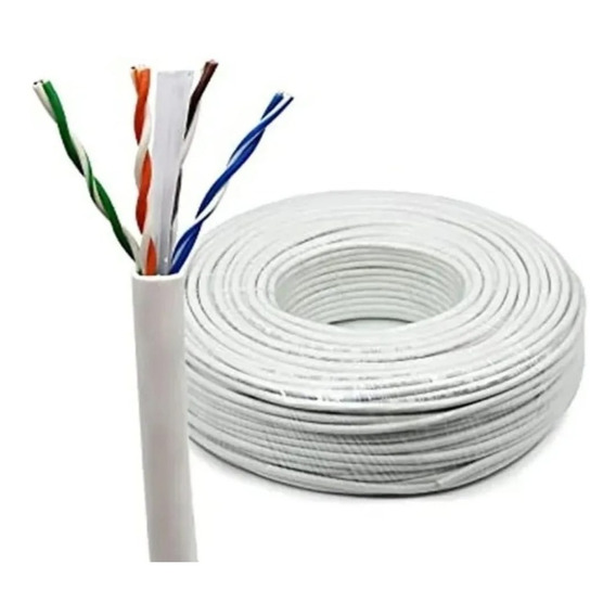 Cable Utp Cat 6 Uso Interior X 100 Metros